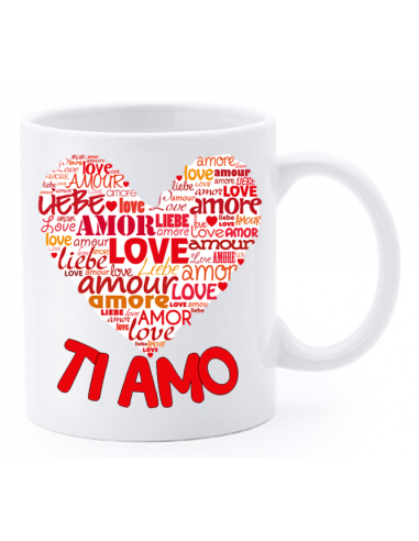Tazza mug ceramica in scatola - Ti amo