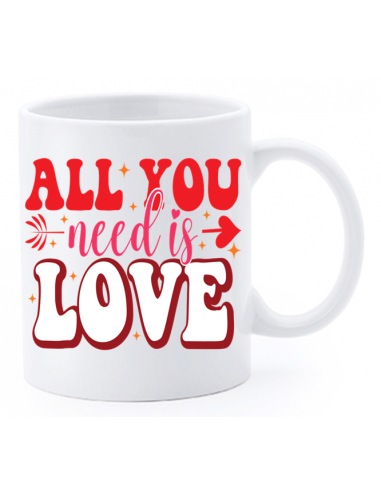 Tazza mug ceramica con scatola - All you need is love