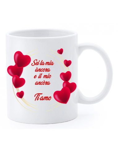 Tazza mug ceramica in scatola - Sei la mia àncora e il mio ancòra