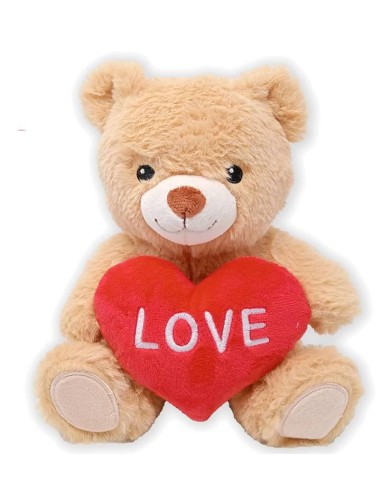 Peluche soft Orsetto Cm. 20 con cuore