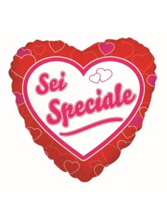Palloncino mylar 18" Cm. 45 cuore "Sei Speciale"