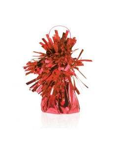 Pesetto per palloncini ciuffo rosso 145 gr.