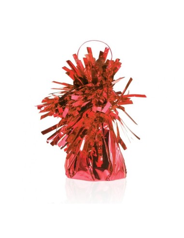 Pesetto per palloncini ciuffo rosso 145 gr.