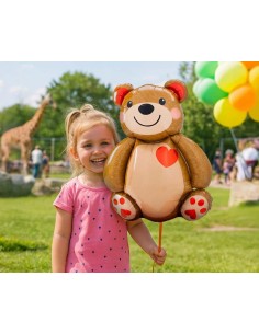 Palloncino mylar Cm. 48x65 – Orsetto con cuore 2