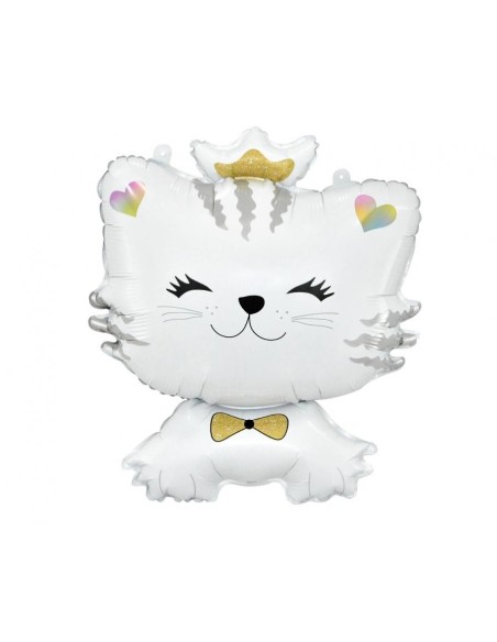 Palloncino mylar gatto innamorato Cm. 39x49