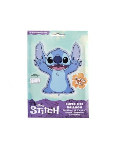 Palloncino mylar supershape Cm. 76x88 - Stitch