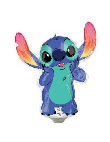 Palloncino mylar minishape «Stitch» - Blister 5 pezzi