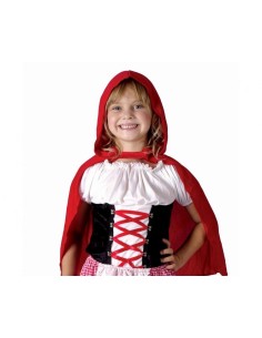 Costume completo Cappuccetto rosso – Maglia, gonna, mantello – Cm. 120/130 2