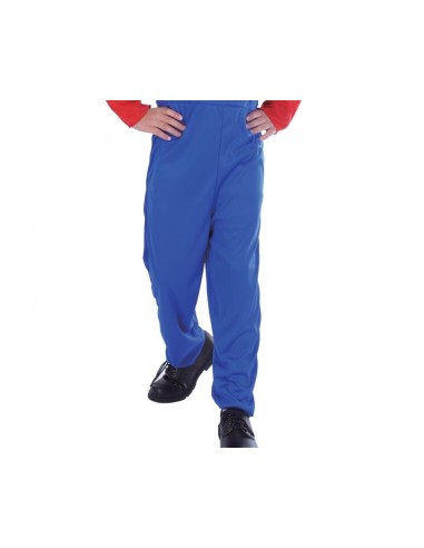 Costume completo Super Mario – Tuta e cappello – Cm. 120-130