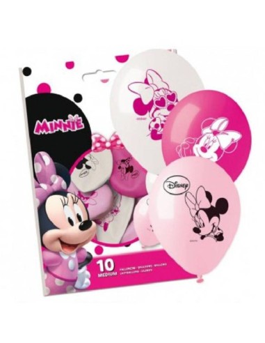 Palloncini Lattice Minnie - Blister 10 Pezzi