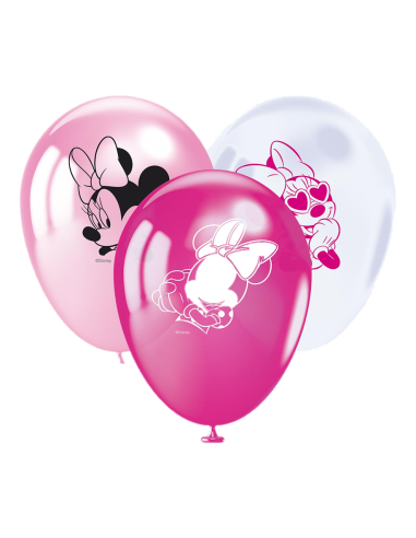 Palloncini Lattice Minnie - Blister 10 Pezzi