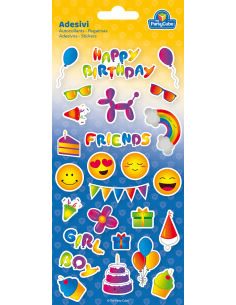 Stickers in bustina - Happy Birthday