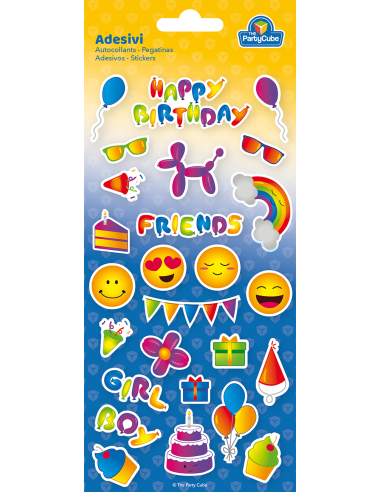 Stickers in bustina - Happy Birthday