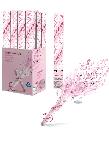 Cannone sparacoriandoli Cm. 40 - Rosa