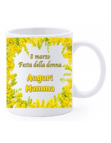 Tazza mug ceramica in scatola - 8 Marzo - Festa della donna - Auguri Mamma