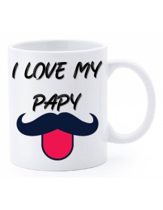 Tazza mug ceramica con scatola - I Love My Papy