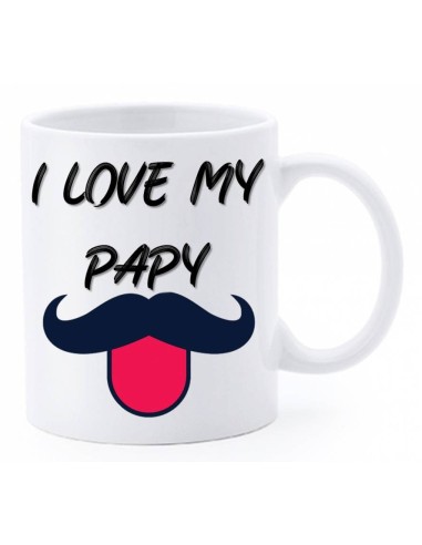 Tazza mug ceramica con scatola - I Love My Papy