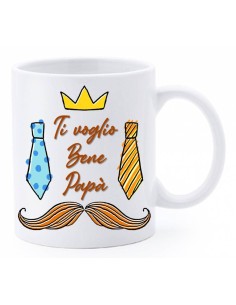 Tazza mug ceramica con scatola - Ti voglio bene Papà