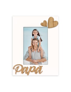 Portafoto in legno verticale Cm. 17x22 - Foto Cm. 10x15 - Papà 2