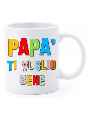 Tazza mug ceramica in scatola - Papà ti voglio bene