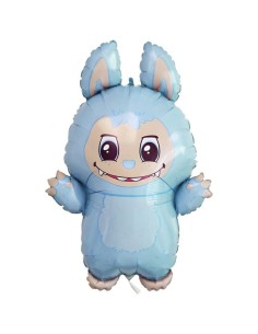 Palloncino mylar supershape 26" - Angry Bunny blu