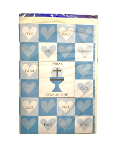 Biglietto auguri classico con foil oro - Prima Comunione