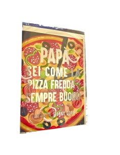 Biglietto auguri classico con foil argento - Papà 2