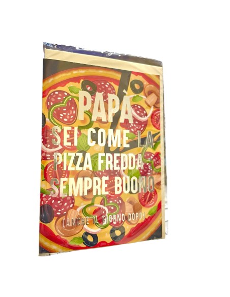 Biglietto auguri classico con foil argento - Papà