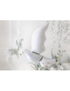 Palloncino mylar supershape Colomba bianca Cm. 80x100 2