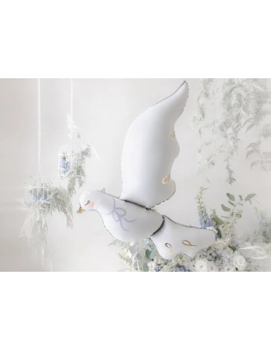 Palloncino mylar supershape Colomba bianca Cm. 80x100