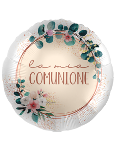 Palloncino mylar 18" Cm. 43 - Rotondo - La mia Comunione