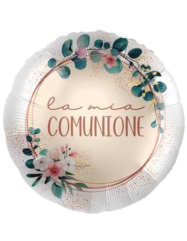 Palloncino mylar 18" Cm. 43 - Rotondo - La mia Comunione