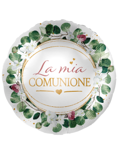 Palloncino mylar 18" Cm. 43 - Rotondo - La mia Comunione
