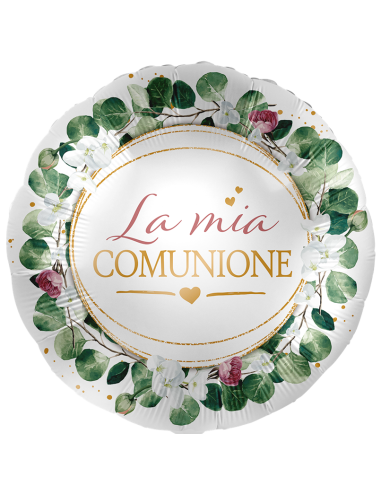 Palloncino mylar 18" Cm. 43 - Rotondo - La mia Comunione