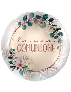 Palloncino mylar 18" Cm. 43 - Rotondo - La mia Comunione