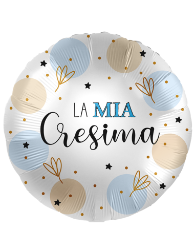 Palloncino mylar 18" Cm. 43 - Rotondo - La mia Cresima