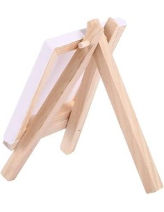 Tela Cm. 7x7 con cavalletto legno - Mamma non esistono parole per descrivere... 2