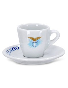 Tazzina da caffè con piattino ceramica SS Lazio