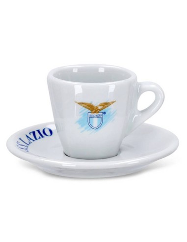 Tazzina da caffè con piattino ceramica SS Lazio