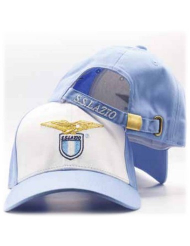 Cappello con visiera bicolore logo SS Lazio