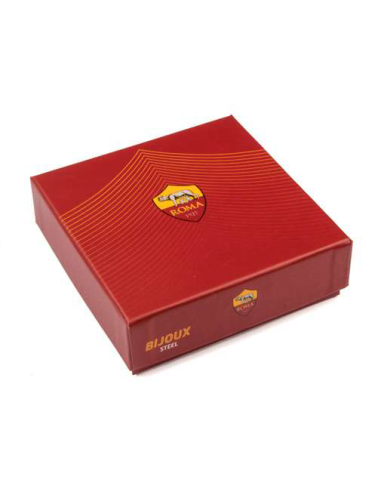Bracciale acciaio 316L con sfere AS Roma