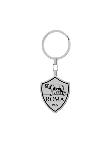 Portachiavi acciaio 316L Logo AS Roma