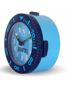 Sveglia rotonda quarzo moto continuo - SSC Napoli 2
