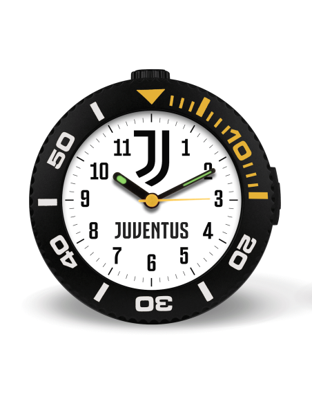 Sveglia rotonda quarzo moto continuo - FC Juventus