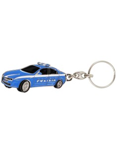 Portachiavi in metallo smaltato Alfa 159 Polizia di Stato