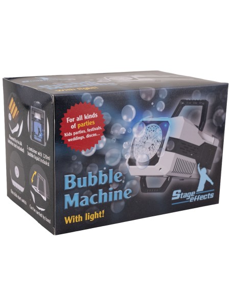 Macchina spara bolle di sapone deluxe con led