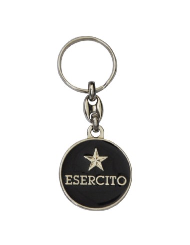 Portachiavi in metallo smaltato Esercito Italiano