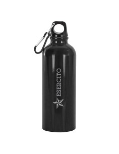Borraccia alluminio 800 ML con moschettone Esercito Italiano