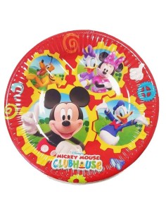 Piatti carta cm. 20 Topolino - Confezione 8 pz