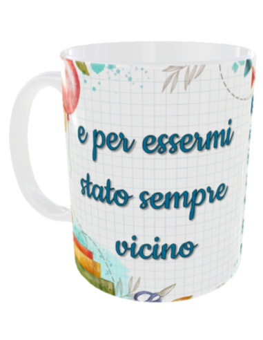 Tazza mug ceramica in scatola regalo "Maestro, grazie per avermi insegnato a crescere.."
